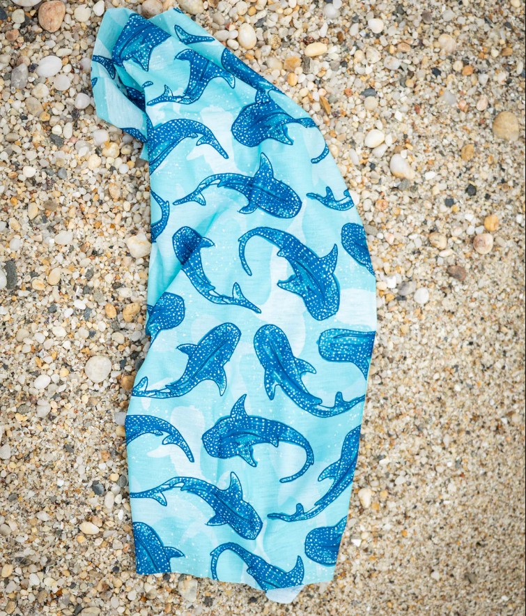 Whale Shark Buff (Neck Gaiter/Headband/Face Wrap) - Image 3